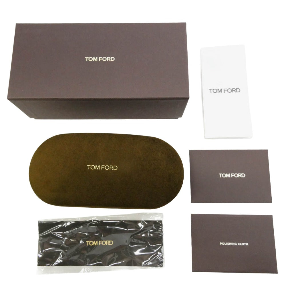 TOM FORD トムフォード TF1275-D 日本企画モデル ウェリントンシェイプ カラー レンズ サングラス ブラック系 52□19 145【極上美品】【中古】