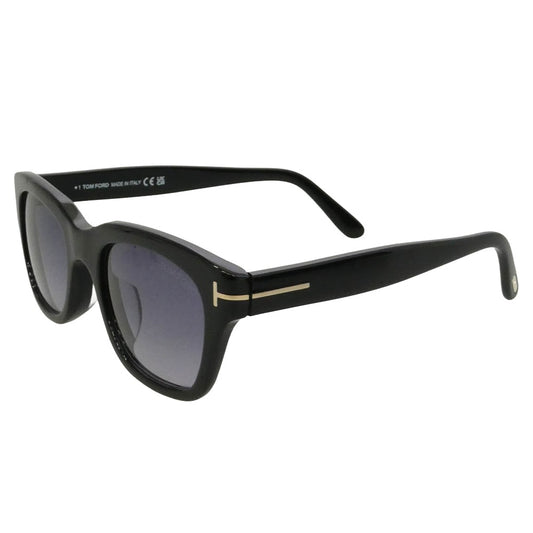 TOM FORD トムフォード TF237-F アジアンフィット ウェリントンシェイプ カラー レンズ サングラス ブラック系 51□21 145【極上美品】【中古】