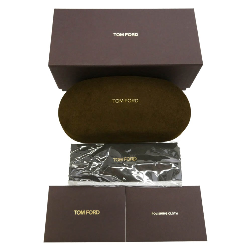 TOM FORD トムフォード TF237-F アジアンフィット ウェリントンシェイプ カラー レンズ サングラス ブラック系 51□21 145【極上美品】【中古】