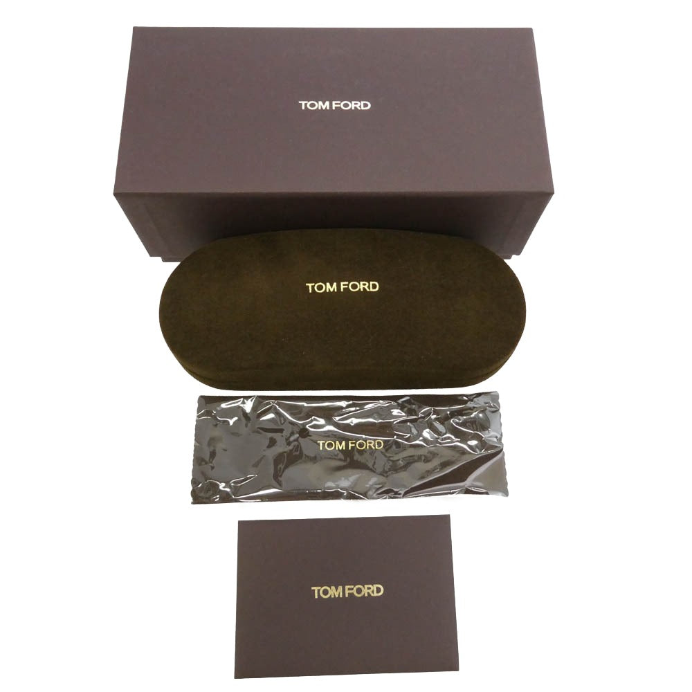 TOM FORD トムフォード TF6166-D-B ボストン アジアンフィット アイウェア メガネ 眼鏡 ブラック系 ピンクゴールド系 48□23 145【中古】