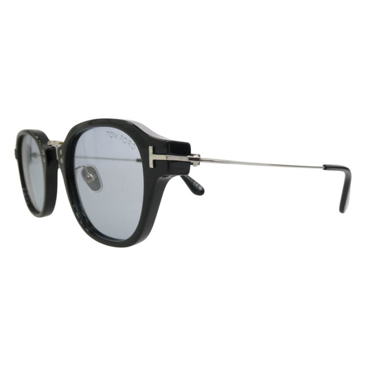 TOM FORD トムフォード TF1395-D ボストン アジアンフィット カラーレンズ アイウェア メガネ サングラス ブラック系 シルバー系 48□23 145【極上美品】【中古】
