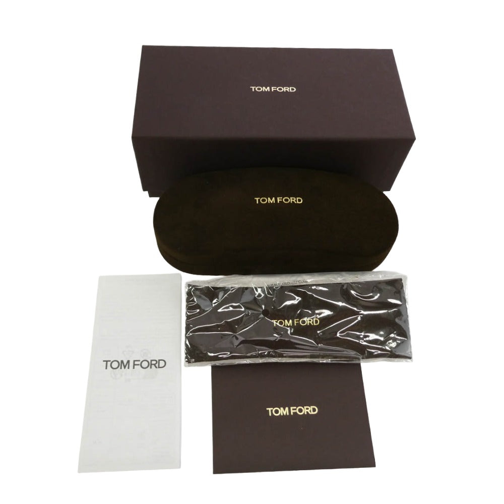 TOM FORD トムフォード TF1395-D ボストン アジアンフィット カラーレンズ アイウェア メガネ サングラス ブラック系 シルバー系 48□23 145【極上美品】【中古】