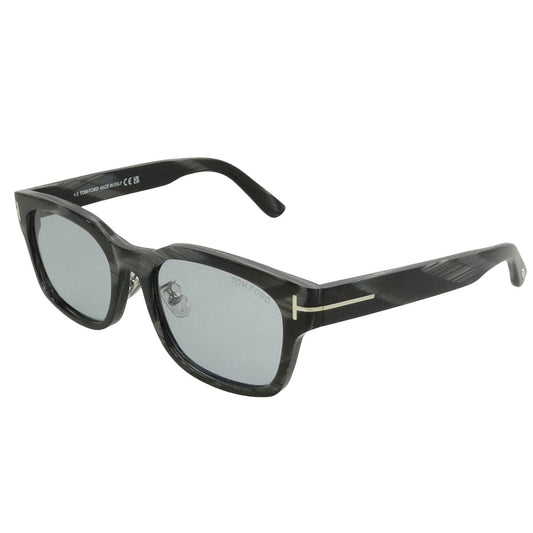 TOM FORD トムフォード TF1232-D 日本企画モデル フレンチ ウェリントン シェイプ カラー レンズ サングラス ブラック系 グレー系 55□19 145【美品】【中古】
