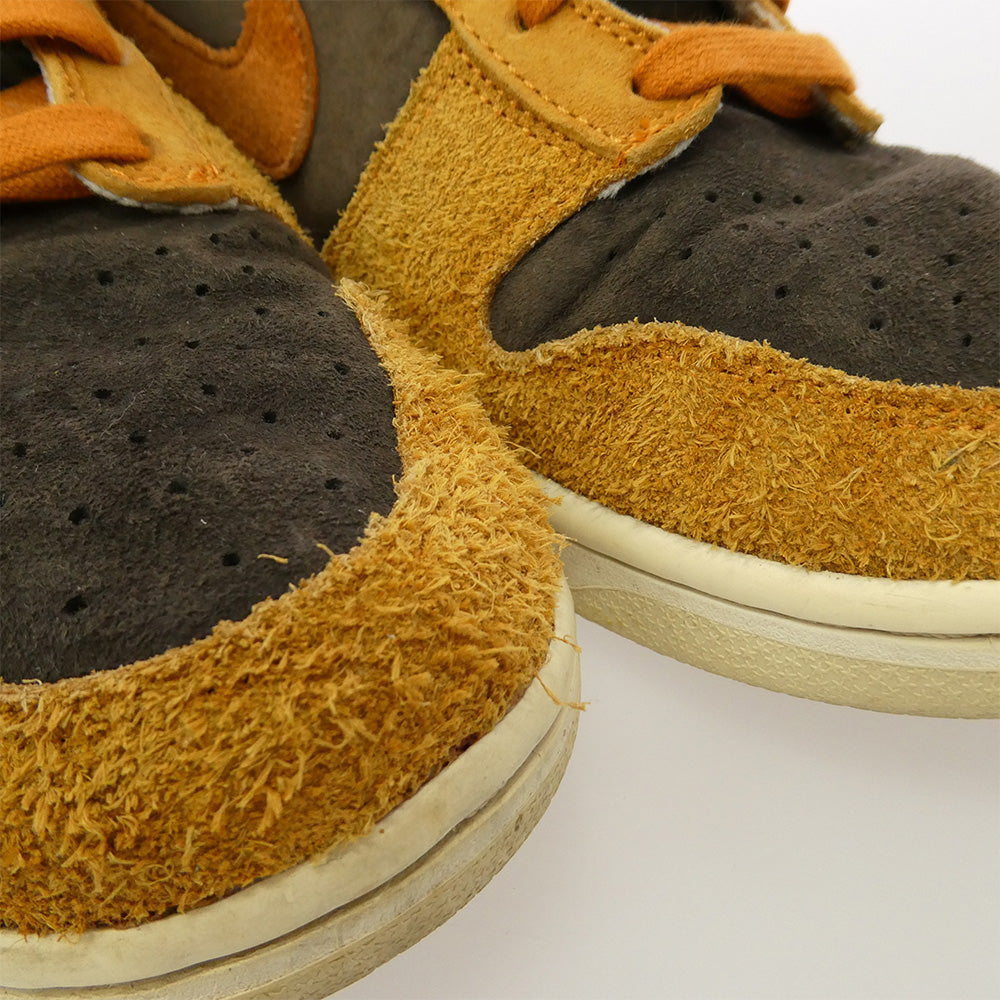 NIKE ナイキ DD1401-200 Dunk High PRM Dark Curry ダンク ハイ プレミアム ダークカリー ハイカット スニーカー ダークブラウン系 ライトブラウン系 27cm【中古】