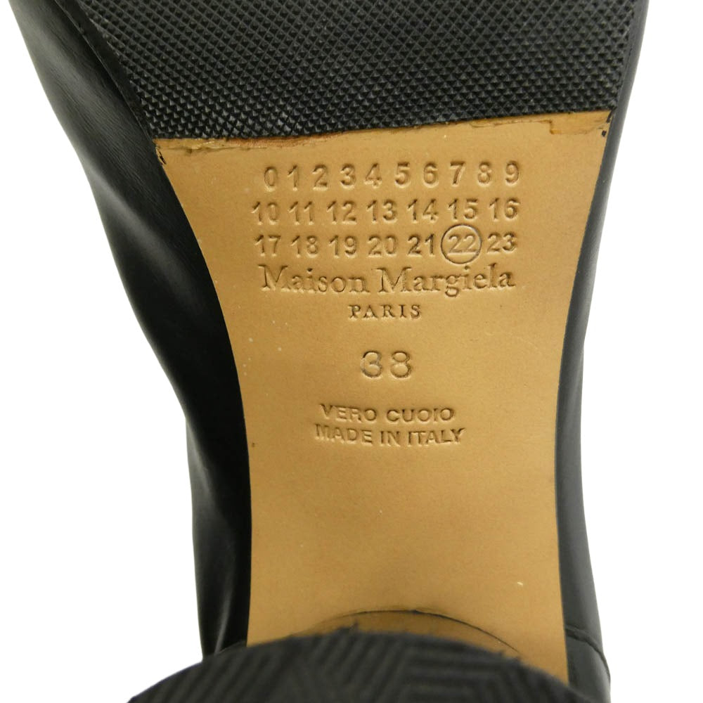 MAISON MARGIELA メゾンマルジェラ Tabi Boot 足袋 タビ ブーツ ブラック系 38【中古】