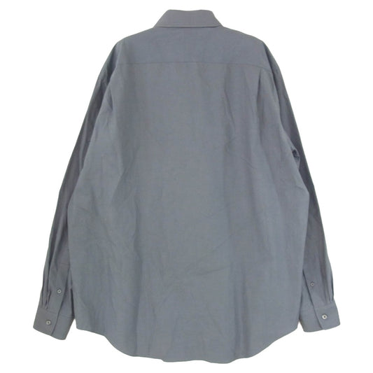 AURALEE オーラリー 22SS A22SS01TN WASHED FINX TWILL SHIRT ウォッシュド フィンクス ツイル 長袖 シャツ グレー系 3【新古品】【未使用】【中古】
