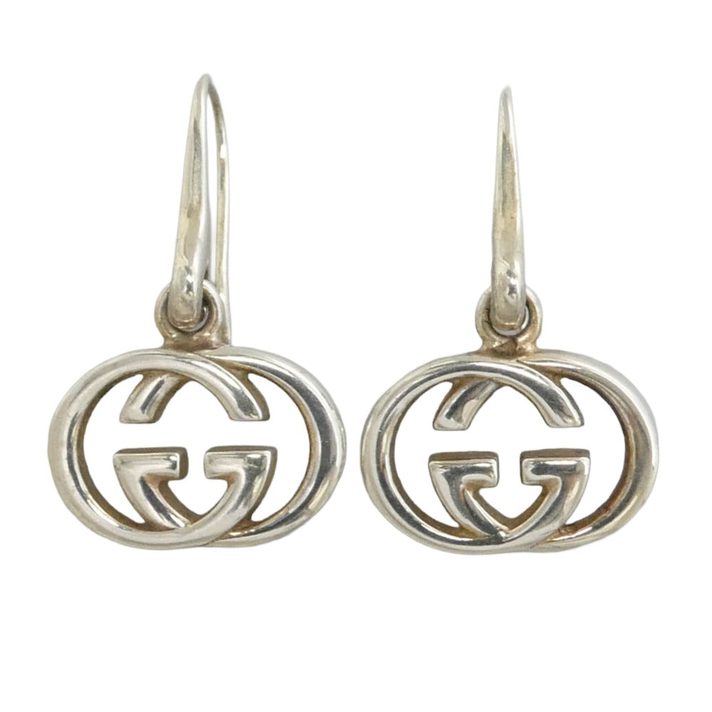 GUCCI グッチ インターロッキングG フック ピアス シルバー系【中古