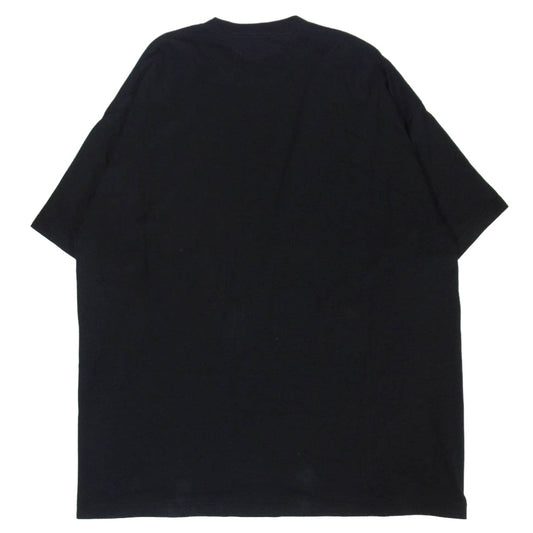 COMOLI コモリ B01-05036 コットン メッシュ 半袖 Tシャツ ブラック系 3【中古】