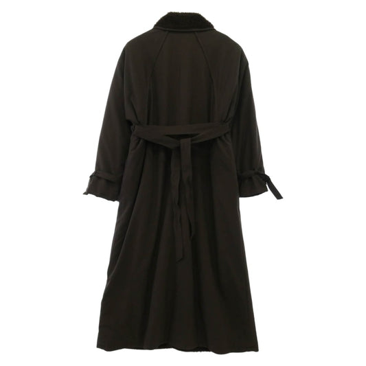 CLANE クラネ 17101-0061 2WAY リバーシブル ミリタリー ロング ボア コート ブラウン系 2【中古】