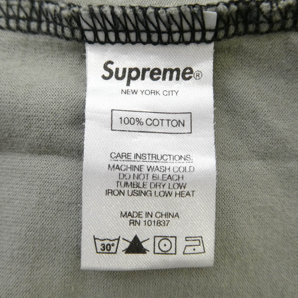 Supreme シュプリーム 21SS Mosaic Patchwork L/S Top モザイク パッチワーク ロングスリーブ カットソー 長袖 グレー系 M【中古】