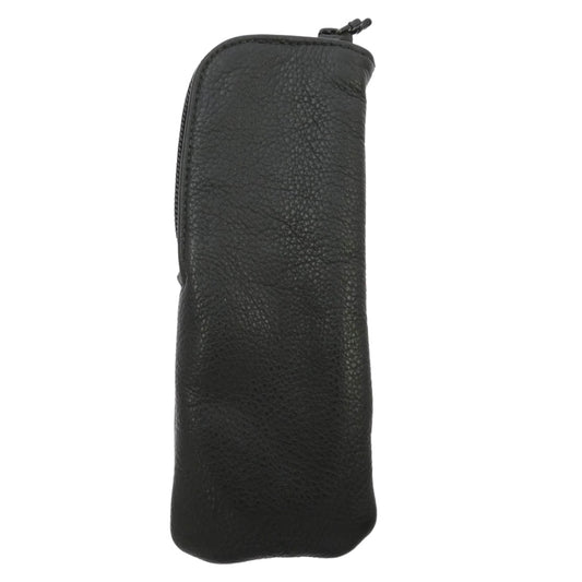 CHROME HEARTS クロムハーツ(原本無) EYEWEAR CASE レザー CHプラスパッチ アイウェアケース 眼鏡ケース ブラック系【中古】