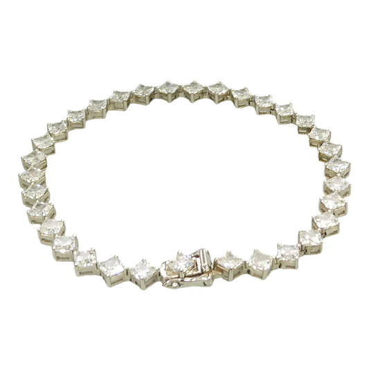 ハットンラブス 925 テニス ブレスレット シルバー系【中古】