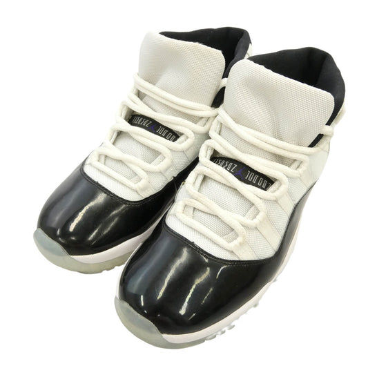 NIKE ナイキ 378037-100 Air Jordan 11 Retro Concord AJ11 エアジョーダン11 レトロ コンコルド ロゴ ハイカット スニーカー ホワイト系 ブラック系 27.5cm【中古】