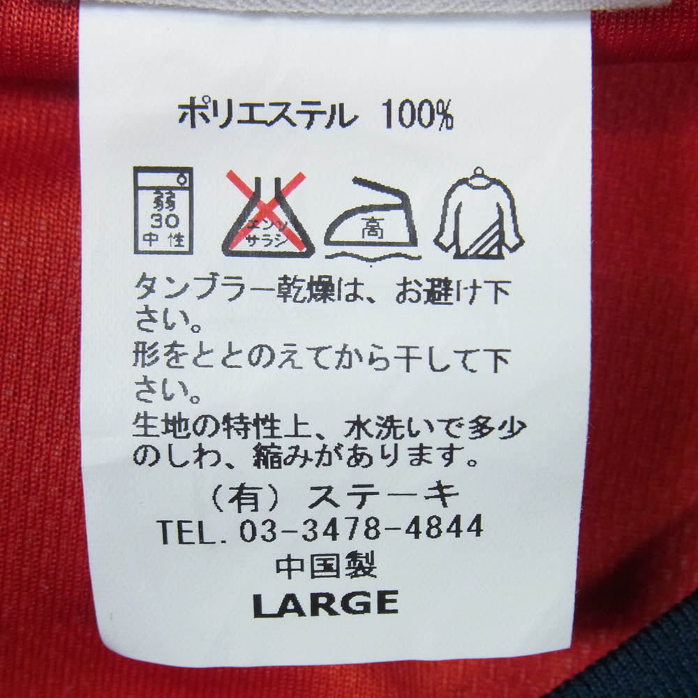 PUNK DRUNKERS パンクドランカーズ AITU フロント バック プリント フットボール Tシャツ 五分丈袖 レッド系 L【中古】