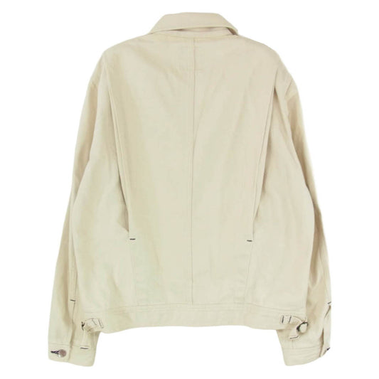 Needles ニードルス デニム コットン 日本製 トラッカー ジャケット オフホワイト系 M【中古】