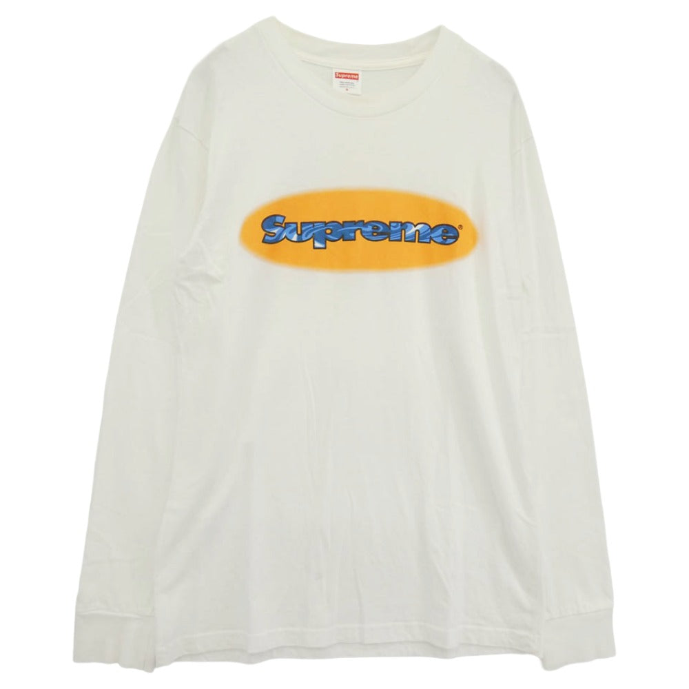 Supreme シュプリーム 18SS Ripple L/S Tee ロゴ プリント ロング