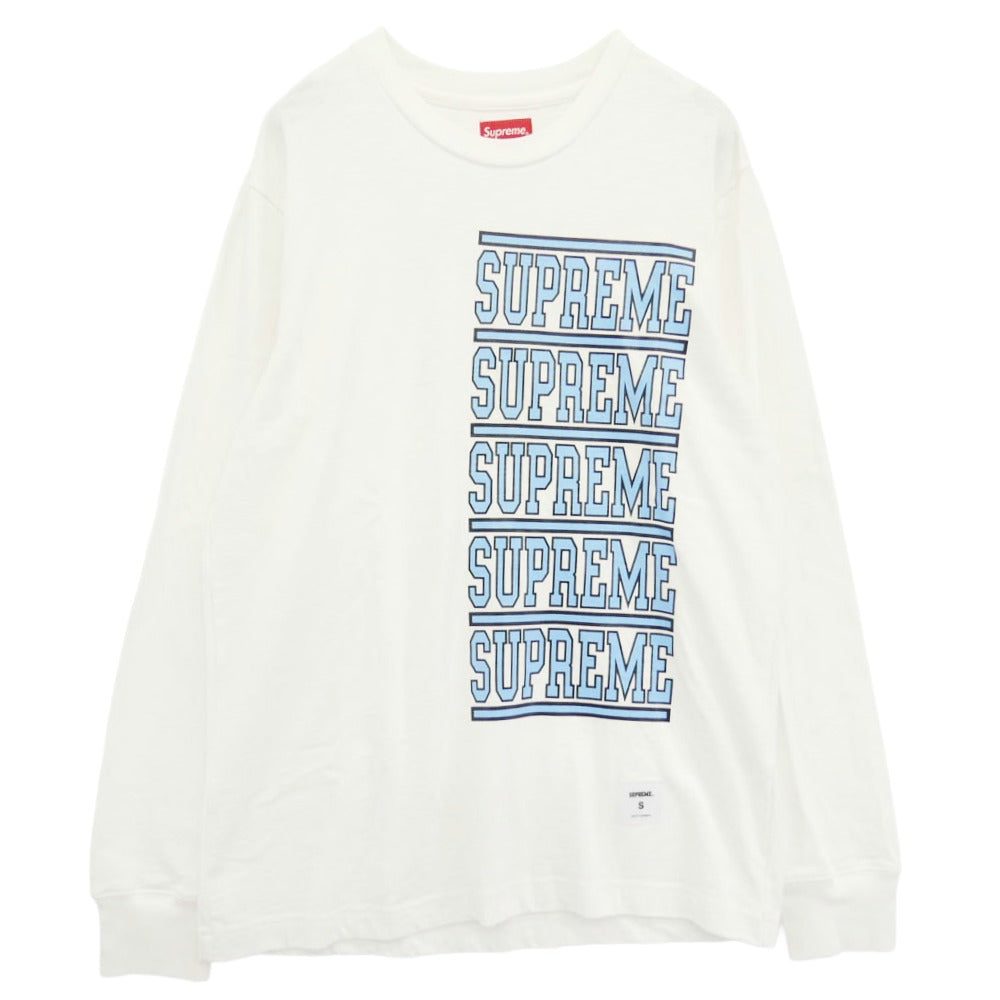 Supreme ロングスリーブTシャツ ホワイト Supreme ロングスリーブT