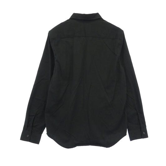 Supreme シュプリーム 18SS zapata work shirt ザパタ グラフィック パッチ 長袖 ワーク シャツ ブラック系 M【中古】