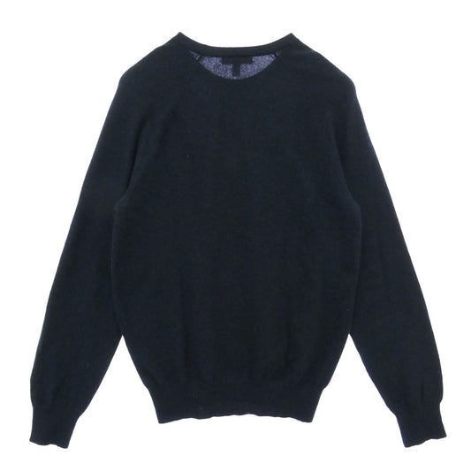 Supreme シュプリーム 17AW Cashmere Sweater カシミア クルーネック セーター ニット ネイビー系 S【中古】