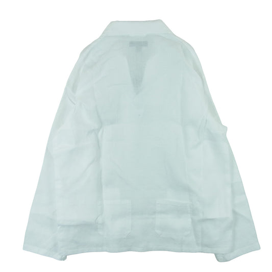 Nigel Cabourn ナイジェルケーボン 8052-00-10011 FRENCH PULLOVER SHIRT HEMP フレンチプルオーバー 長袖 シャツ ヘンプ ホワイト系 48【新古品】【未使用】【中古】