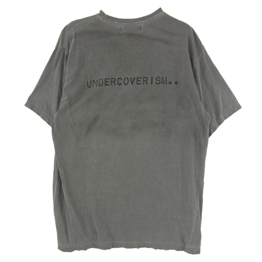 UNDERCOVER アンダーカバー 02AW Save For Your Doomed Future 魔女期 AAA アーカイブ 半袖 Tシャツ カットソー グレー系 L【中古】
