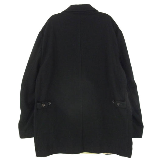 COMME des GARCONS HOMME コムデギャルソンオム HJ-040780 田中オム AD1997 90s ウール ジップ アップ ジャケット ブラック系 M【中古】
