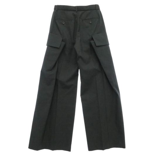 Sacai サカイ 25SS 25-08107 Cargo Suiting Pants カーゴ ス―チング スーツ ベルテッド パンツ グレー系 2【中古】