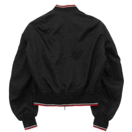 Dior ディオール 18SS 733C454M3962 Roses Patches Jacket ローズパッチ 中綿入り MA-1 ブルゾン ボンバージャケット スタジアム ジャケット スタジャン ブラック系 46【中古】