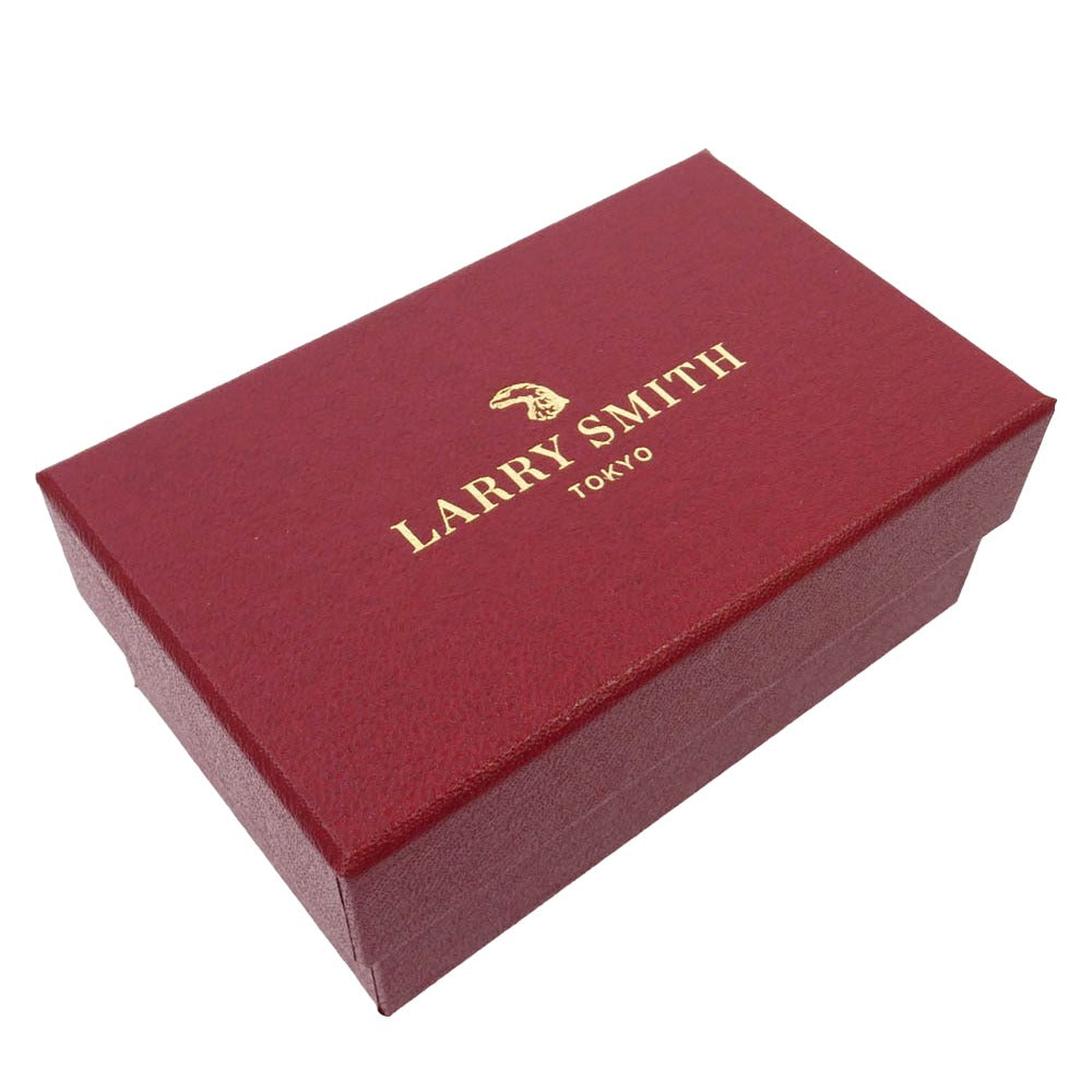 LARRY SMITH ラリースミス 18K 先金 剣先 カゼキリ フェザー ペンダントトップ Lサイズ 73mm シルバー系 ゴールド系【中古】