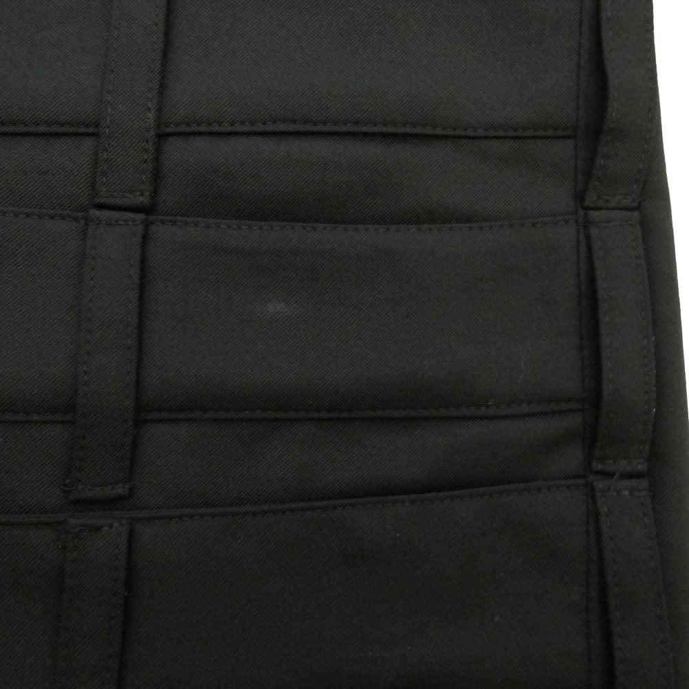 スリーパラディ 4 WAIST TAILORED TROUSERS ウールギャバジン フォーウエスト テーラード トラウザーズ スラックス パンツ ブラック系 34【極上美品】【中古】