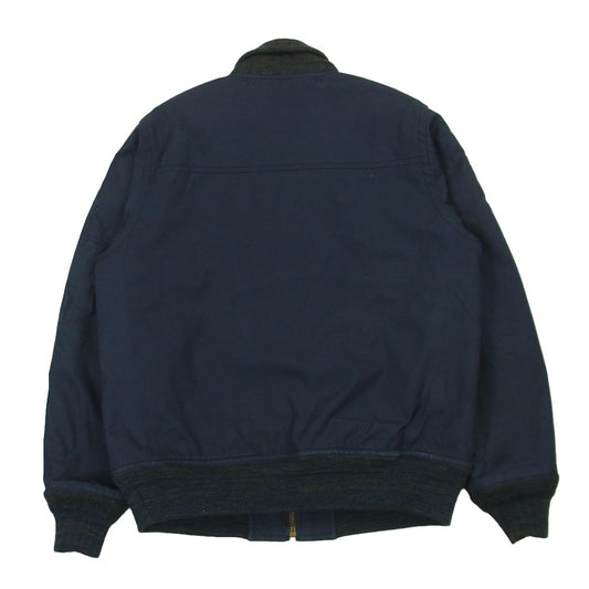Nigel Cabourn ナイジェルケーボン 8010030800 J.S.HOMESTEAD別注 THE DRAWING ROOM UTILITY JKT ユーティリティ ジャケット ネイビー系 48【中古】