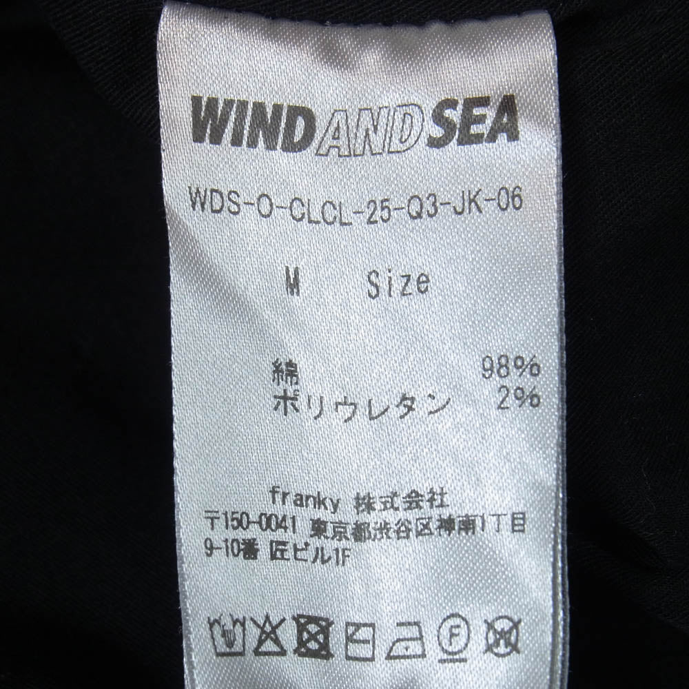 WIND AND SEA ウィンダンシー 25AW wds-o-clcl-25-q3-jk-06 M-65 Jacket ミリタリー フィールド ジャケット ダークネイビー系 M【中古】
