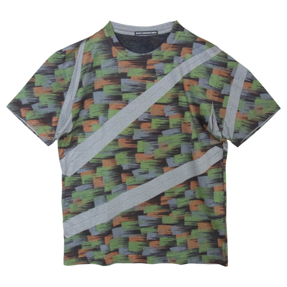 ISSEY MIYAKE イッセイミヤケ ME21JK448 総柄プリーツ Tシャツ 