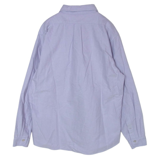 HUMAN MADE ヒューマンメイド 25AW HM30SH005 OXFORD BD L/S SHIRT オックスフォード ボタンダウン ロングスリーブ 長袖 シャツ パープル系 L【中古】