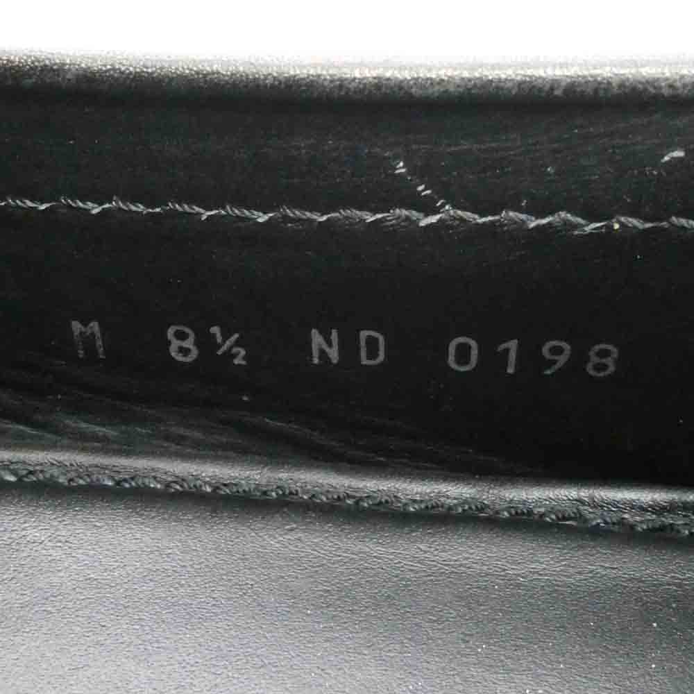 LOUIS VUITTON ルイ・ヴィトン 1A4OIJ ホッケンハイム ライン LVロゴ ダミエ グラフィット ローファー ドライビングシューズ ブラック系 8.5【中古】