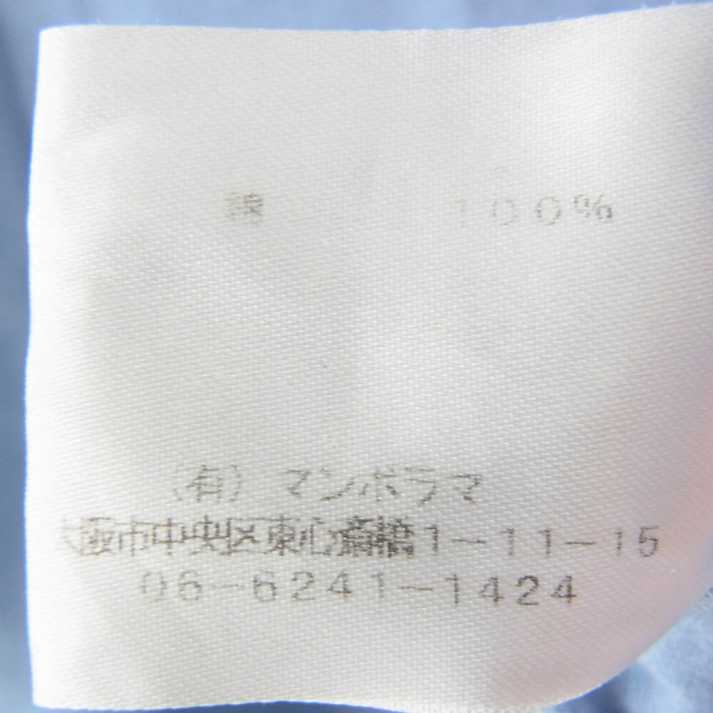 ネセサリーオアアンネセサリー N.O.UN REVERCE T リバーシブル コットン Tシャツ カットソー ブルー系 M【中古】