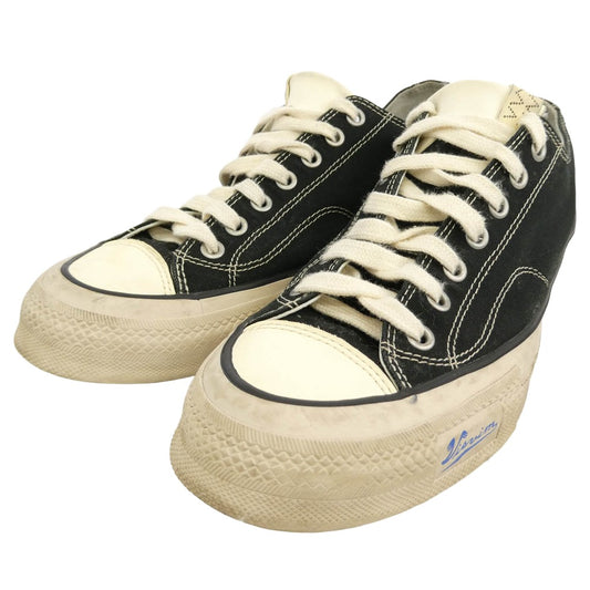 VISVIM ビズビム SKAGWAY LO スカグウェイ キャンバス ローカット スニーカー ブラック系 ホワイト系 US10【中古】