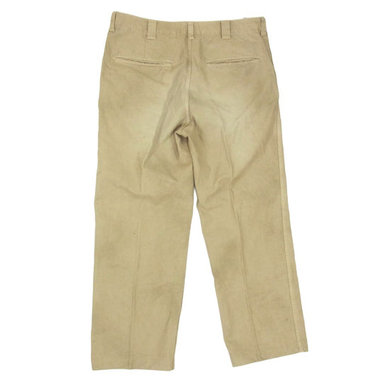 VISVIM ビズビム 0124205008009 WIDE CHINO PANTS CRASH ガーメントダイ ダメージ加工 チノ パンツ ベージュ系 4【中古】