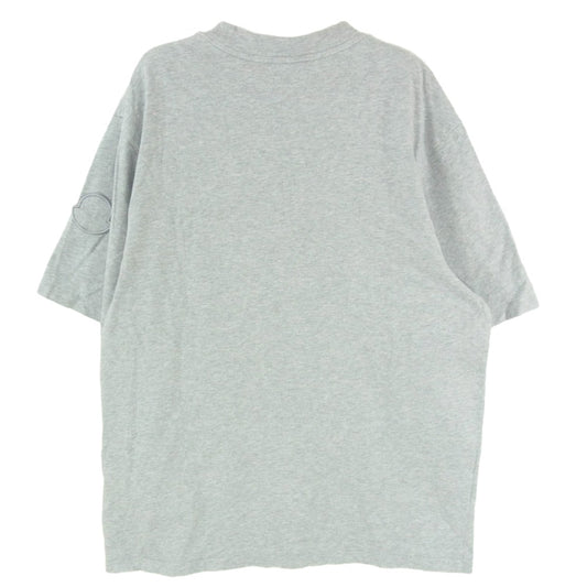 MONCLER モンクレール 22SS H20918C00038 8390T モンクレールジャパンタグ SS T-SHIRT フェルトロゴ Tシャツ 半袖 カットソー グレー系 L【中古】