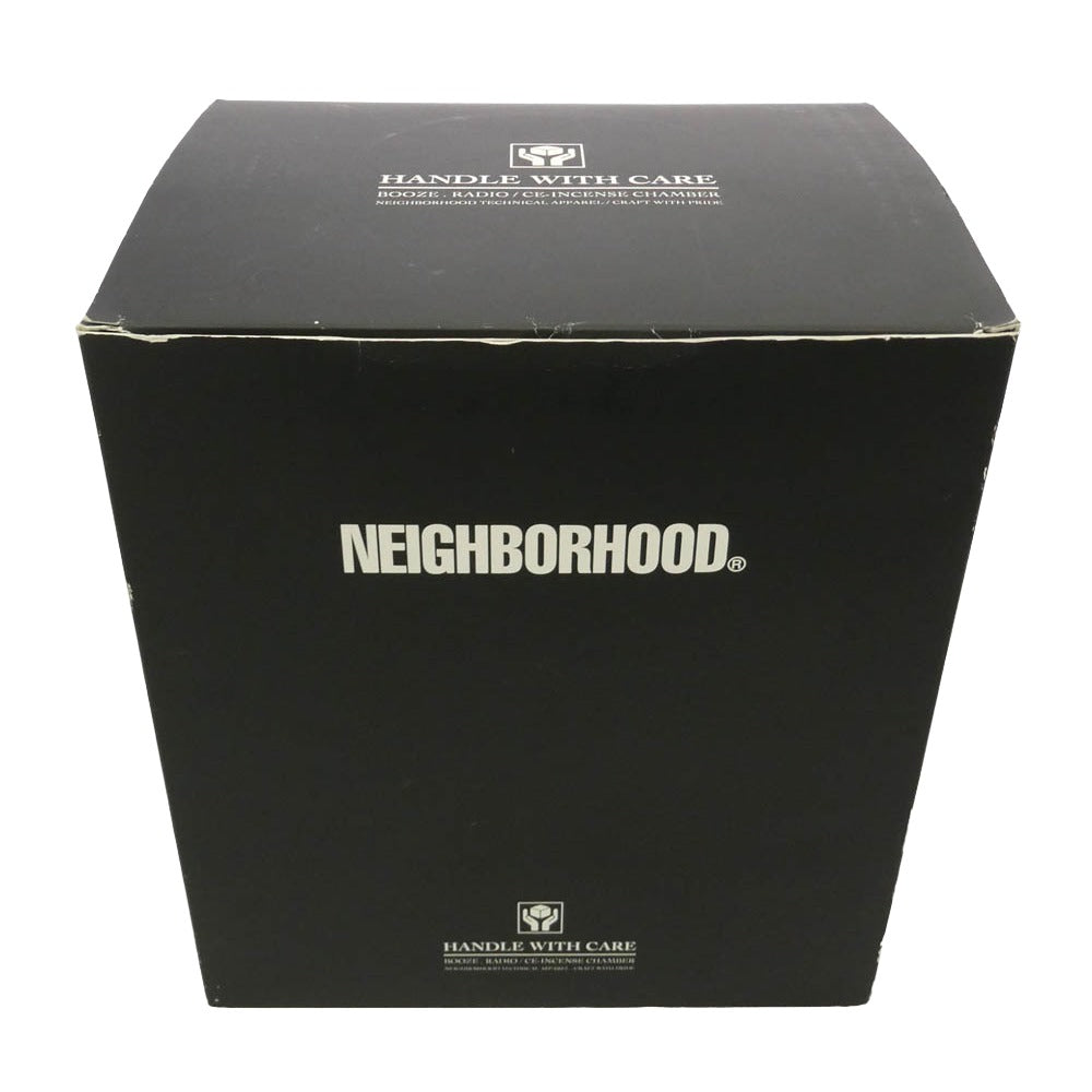 NEIGHBORHOOD ネイバーフッド 19ss 191AINH-AC01 BOOZE.RADIO CE-INCENSE CHAMBER ヘッドホン ラジオ スカル インセンスチャンバー お香立て ブラック系【中古】