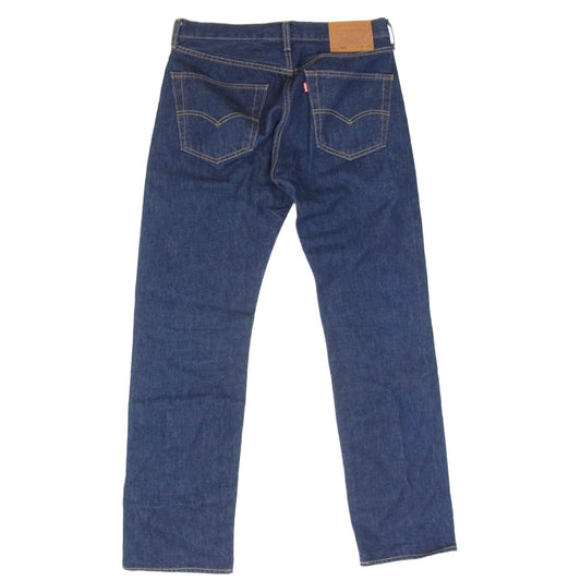 Levi's リーバイス PC9-0040K-0000 Right-on限定 501 ボタンフライ セルビッチ ストレート デニム パンツ インディゴブルー系 31【中古】