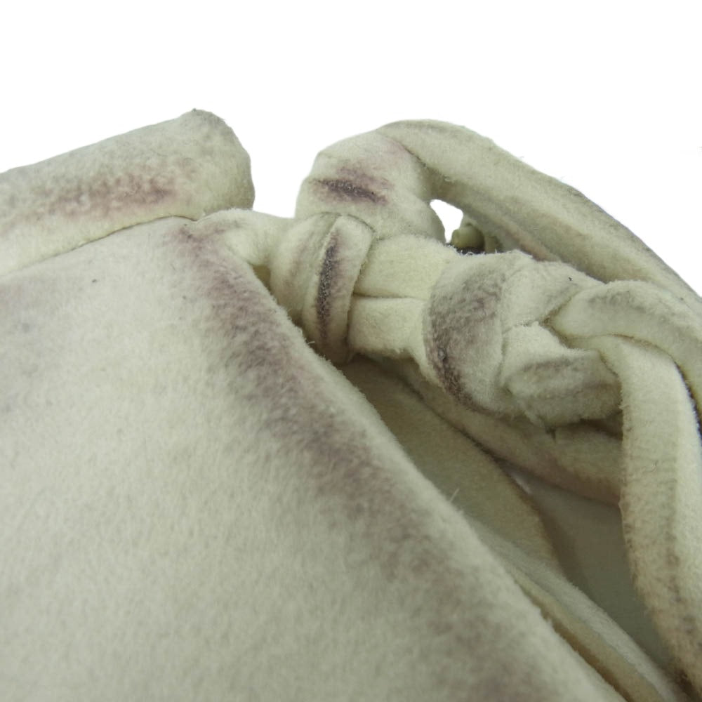 ビンゴブラザーズ コンチョ付き メディスンバック フェザーカスタム オフホワイト系【中古】