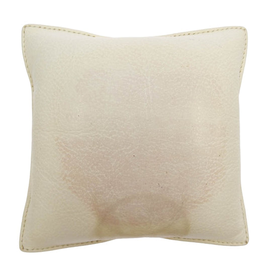 CHROME HEARTS クロムハーツ(原本無) PAPER WEIGHT LEATHER PILLOW CHクロスパッチ ペーパーウェイト レザーピロー クッションタイプ 文鎮 ホワイト系【中古】