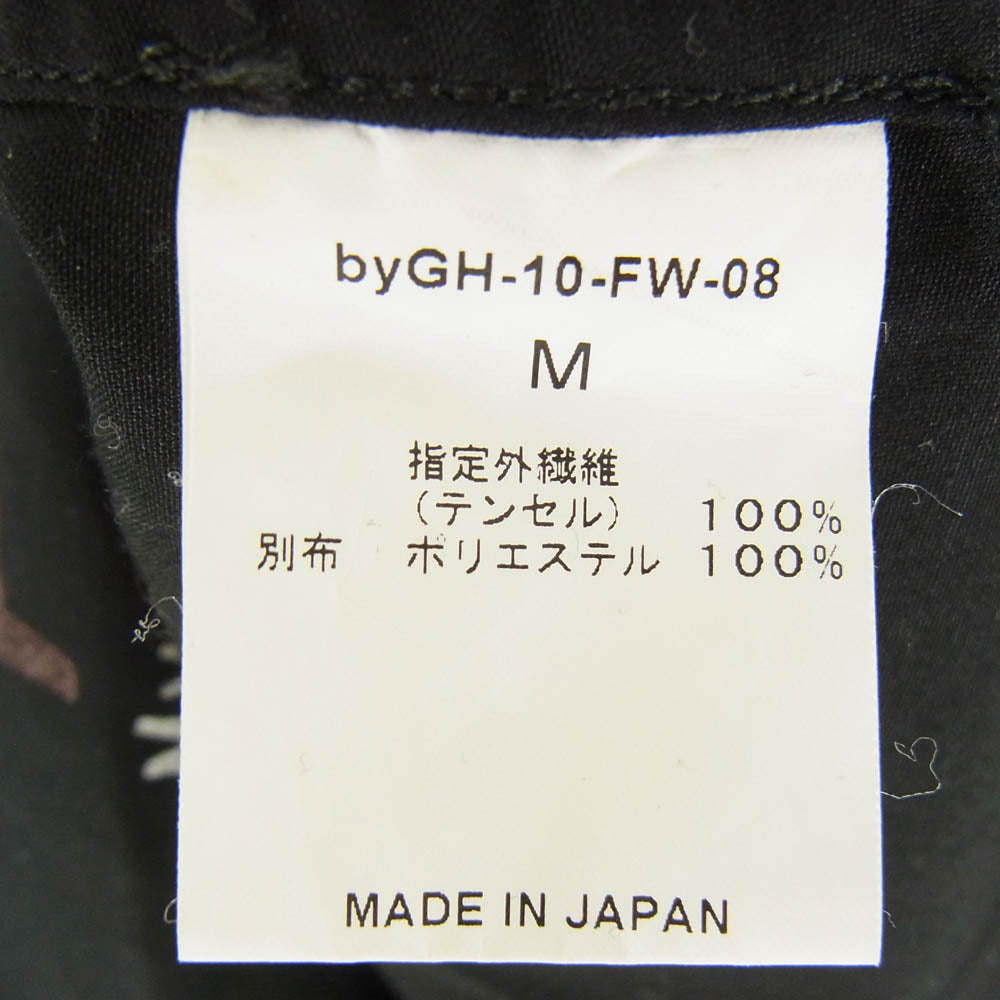 BY GLADHAND バイグラッドハンド byGH-10-FW-08 プリント 長袖 ロングスリーブ オープンカラー シャツ ブラック系 M【中古】