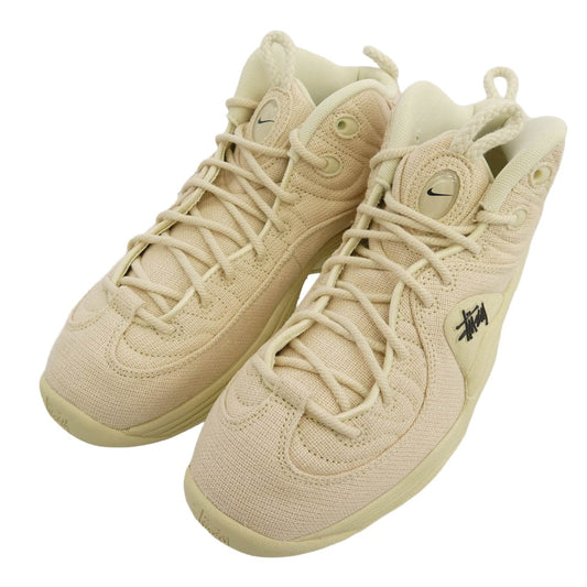 NIKE ナイキ STUSSY ステューシー × Stussy ステューシー DQ5674-200 Air Penny 2 Fossil エアペニー2 フォッシル スニーカー オフホワイト系 ベージュ系 26cm【新古品】【未使用】【中古】