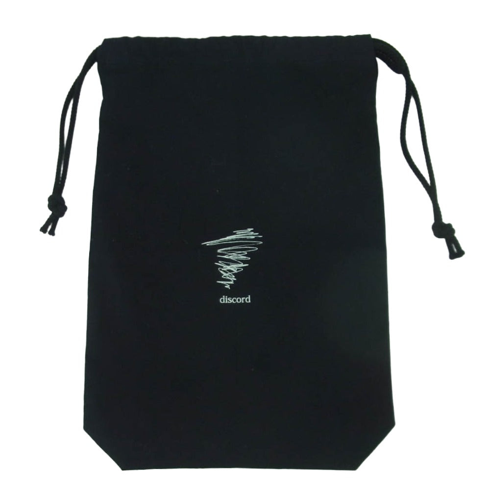Yohji Yamamoto ヨウジヤマモト DA-I97-790-1-02 Signature Pouch Sacoche 牛革 カウレザー シグネチャー ポーチ サコッシュ レザー バッグ ブラック系【新古品】【未使用】【中古】