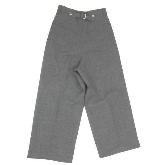 コル ピエロ 24-030-520-2020-1-0 MUSE de Deuxieme Classe ワイド ウール シンチバック バギー パンツ グレー系 36【中古】