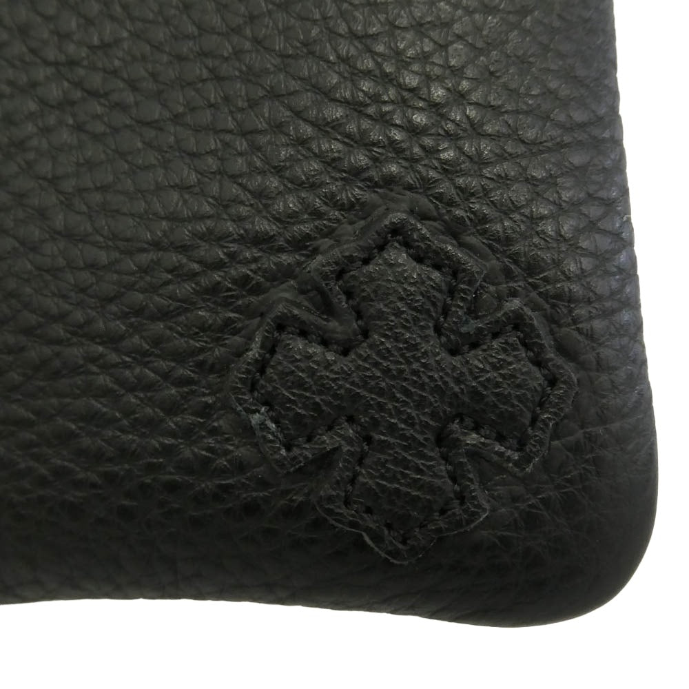 CHROME HEARTS クロムハーツ(原本無) EYEWEAR CASE ダガージップ レザー アイウェアケース 眼鏡ケース ブラック系【中古】