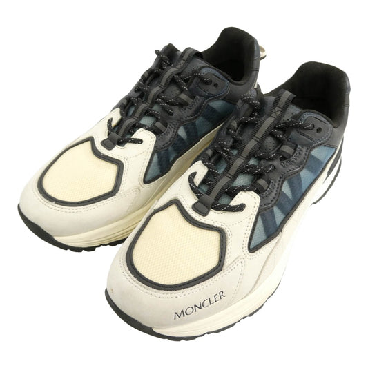 MONCLER モンクレール 4M002 00 M2055 LITE RUNNER ライト ランナー トレイル ランニング シューズ ローカットスニーカー ベージュ系 42【中古】
