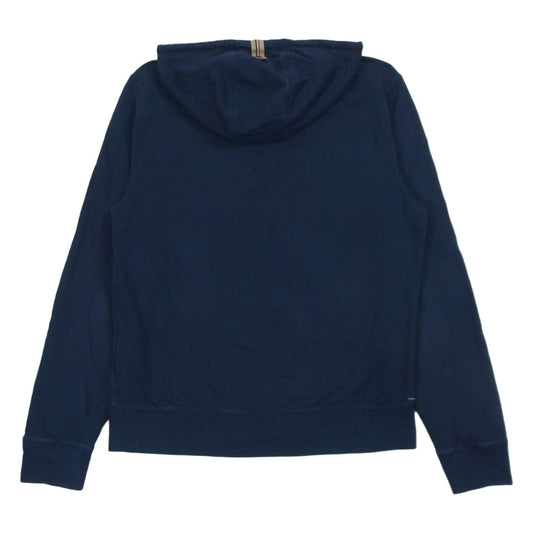 MONCLER モンクレール 210918425900 MAGLIA CARDIGAN マグリア カーディガン ロゴワッペン ジップアップ パーカー ネイビー系 M【中古】